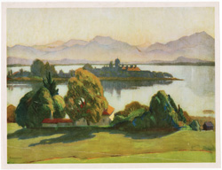 european villa lake